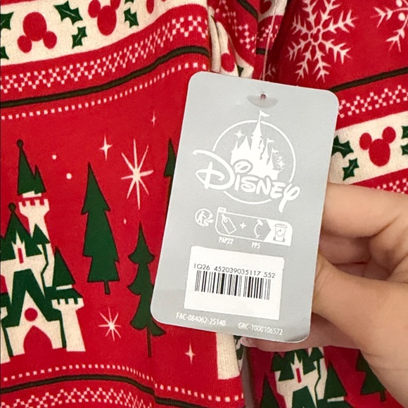 Mickey Mouse Icon Holiday Christmas One-Piece Pajama for Adults | Disney Store - Picture 6 of 7